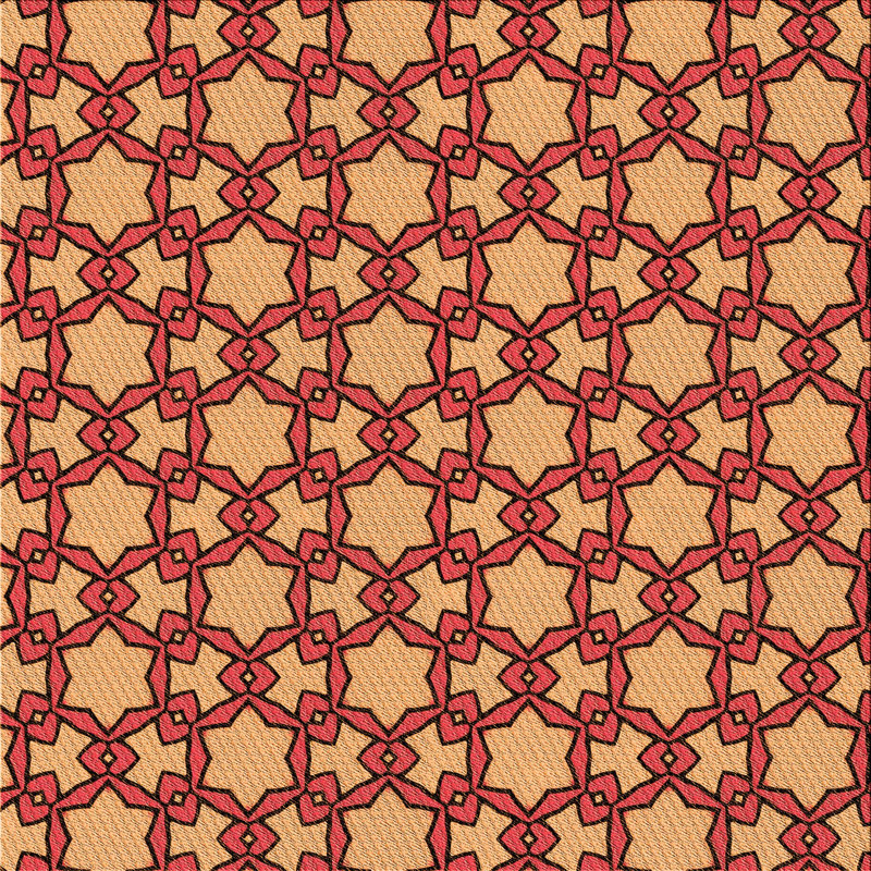 Geometric Indoor Rug, Square 6'
