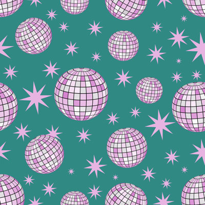 Bargo Disco Ball - Wrapped Canvas Print