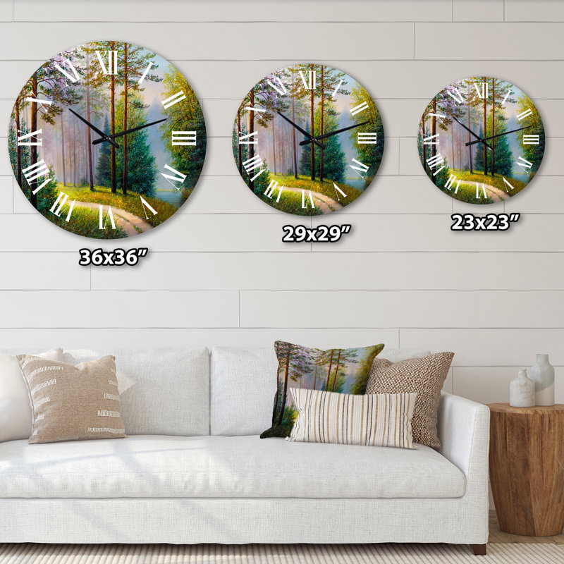 Horloge murale Lake House, Surdimensionné
