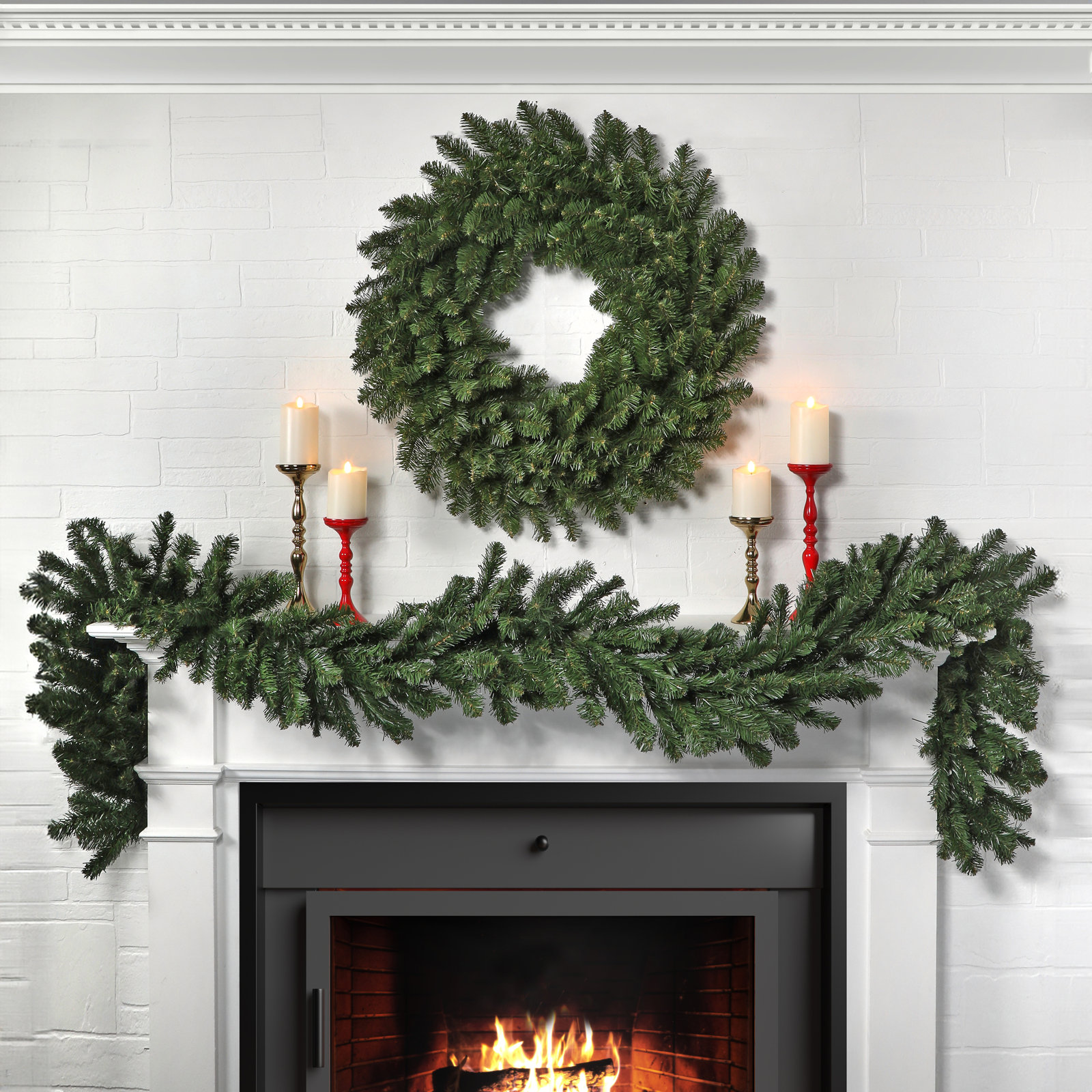 9’ x 14” Deluxe Oregon Fir Garland