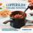 Farberware Glide Copper Ceramic Nonstick Straining Saucepan, 3-Quart