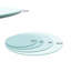 Plateau de table en verre trempé de 20 po, 1/4 po d'épaisseur, transparent, corrosif, pour environnement de travail Bord poli transparent 20,1 x 20,1 x 0,25 po, réglages-1082720870