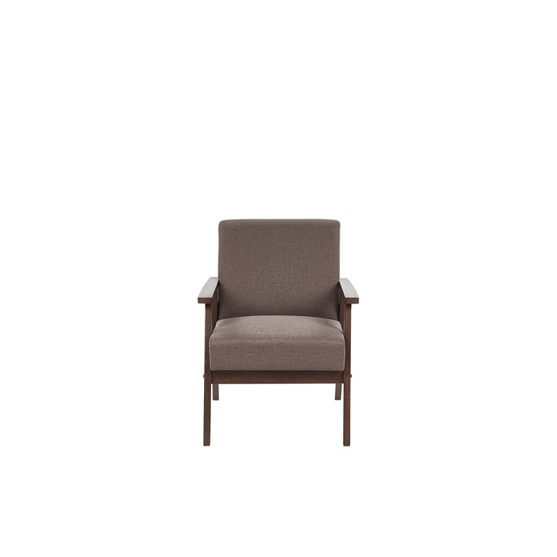 Frauke Upholstered Armchair, Brown
