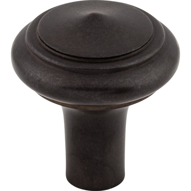 Aspen Peak 1" Diameter Round Knob, 1 1/4" Knob Diameter, Medium Bronze