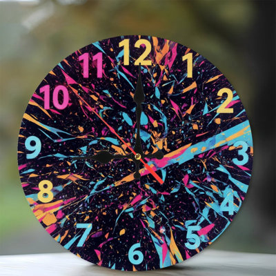 Horloge néon