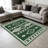 Dark Green Vertical Southwestern   area rugs for Living Room, Soft and Comfortable, Suitable for all seasons, easy to maintain, machine washable Indoor floor mat, Under Table Farmhouse suitable for Bedroom, Dining Room, Study,  Balcony, Home Decor Patio-734940707