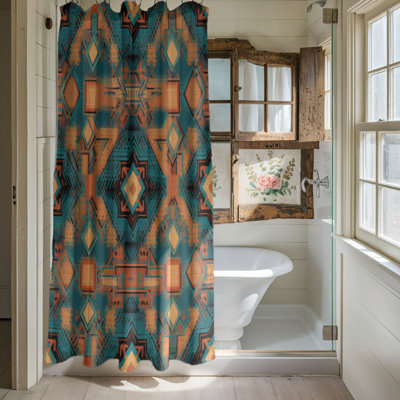 Tribal Designs - Rideau de douche Premium