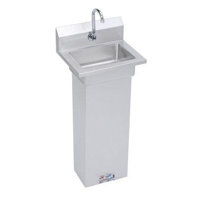 Station de lavage des mains autoportante L 18 po x l 14,5 po