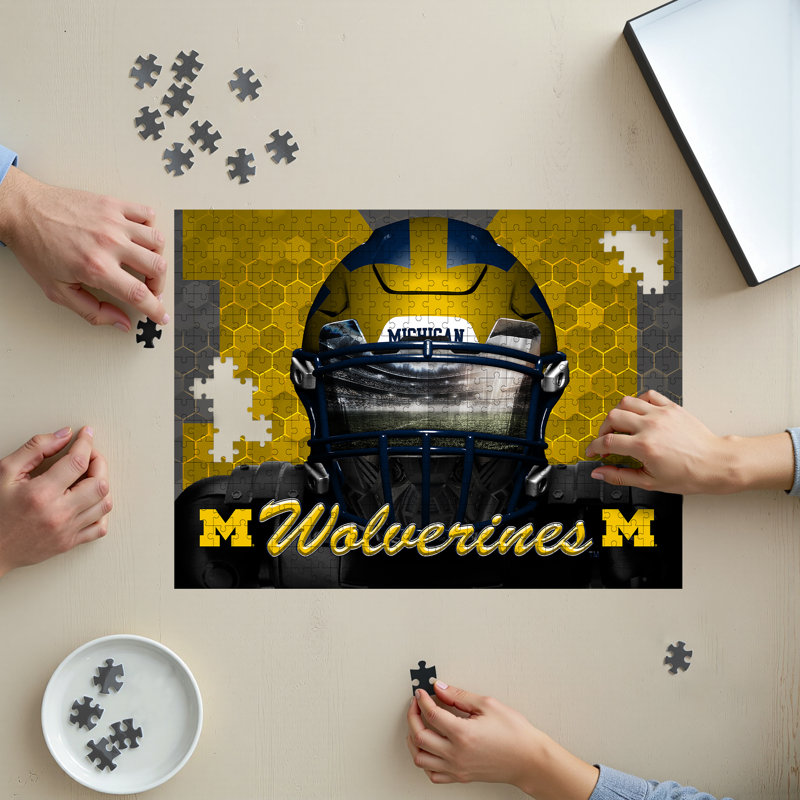 NCAA Michigan Wolverines, masque 3D, 500 pièces, Michigan