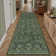 Lares Machine Washable Vintage Area Rug With Non-Slip Backing