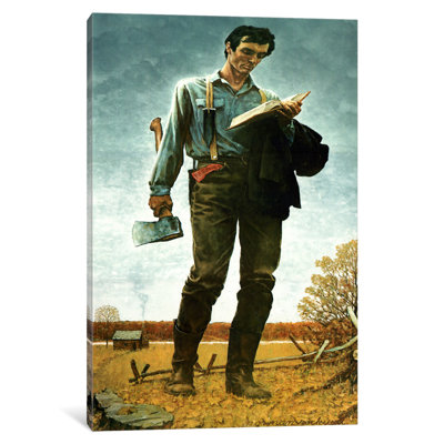 " Lincoln The Railsplitter " by Norman Rockwell
