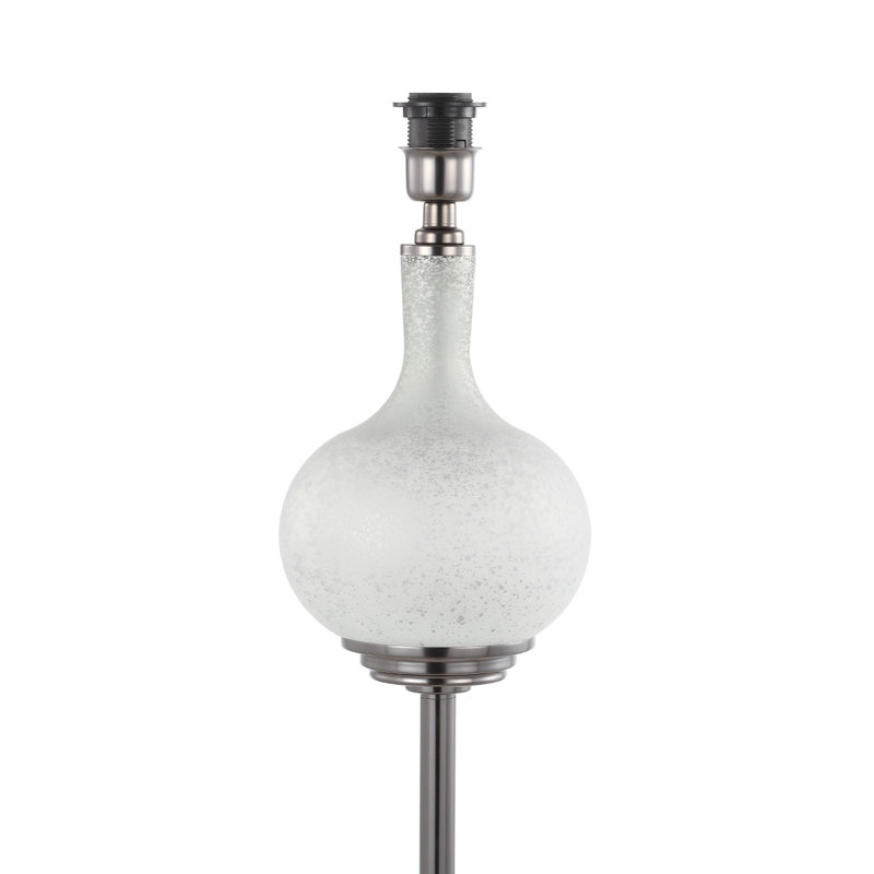 Bergur 165cm Tall Traditional Floor Lamp, Floor Standing Glass Corner Lamp with Velvet Shade