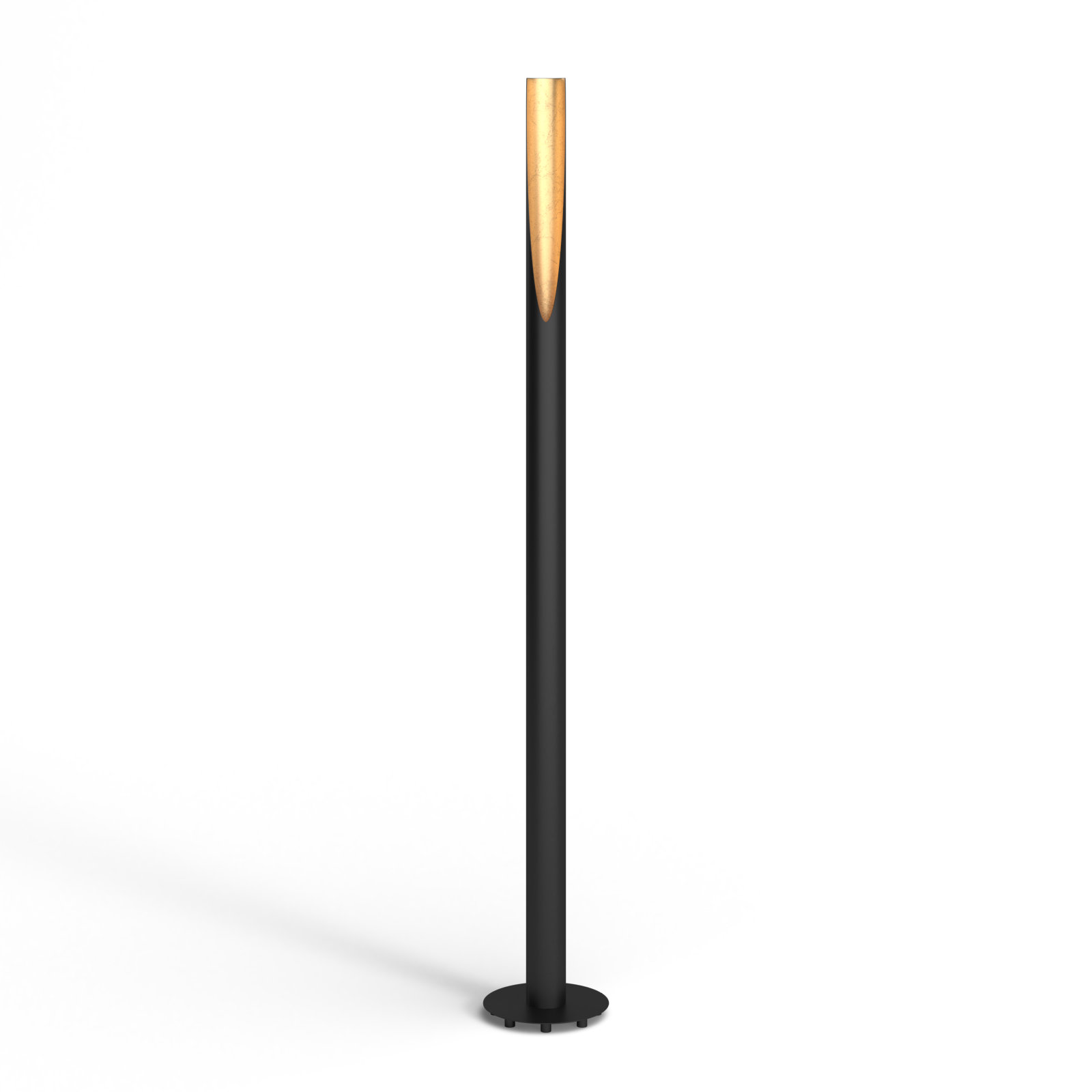 Axis 54'' Floor Lamp, Black/Gold