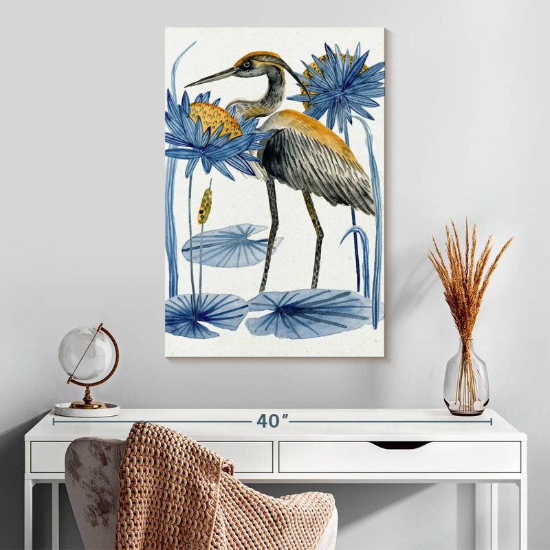 Brampt Heron Pond I, 30" H x 20" W