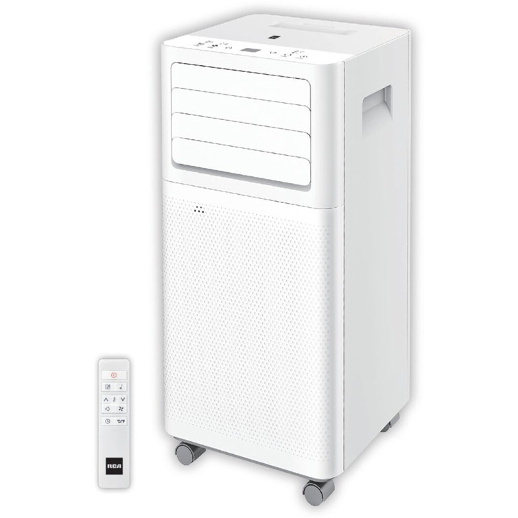 BLACK+DECKER 8,000 BTU Portable Air Conditioner with Remote Control, White  