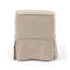 Housse pour repose-pieds en coton