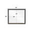 Espresso Finish Mirror