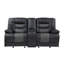 Causeuse inclinable en cuir Martinsen