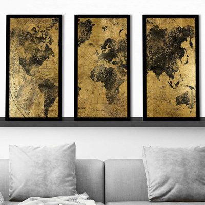 " Golden Atlas " by CAD Designs 3 - Pieces