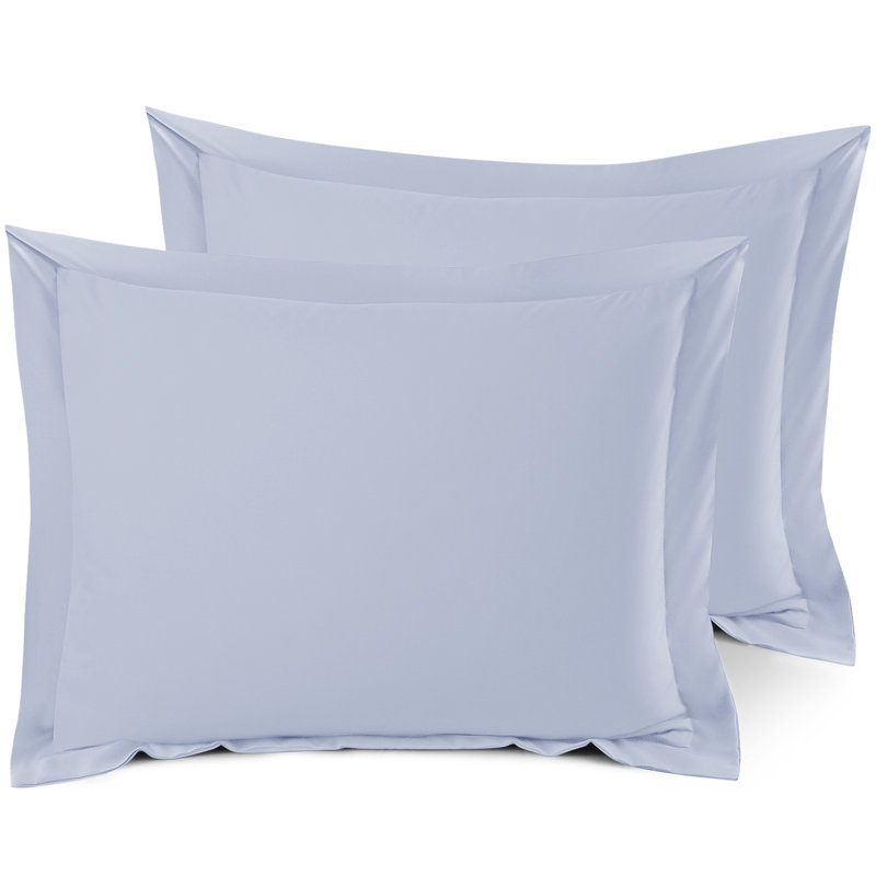 Taie décorative 100% polyester , Bleu givré, 20 po x 36 po