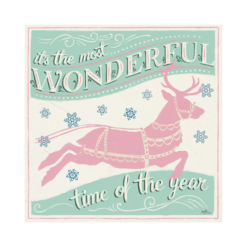Merry Little Christmas IV Vintage by Janelle Penner - Wrapped Canvas Print, 45.72 cm H x 45.72 cm W x 1.91 cm D