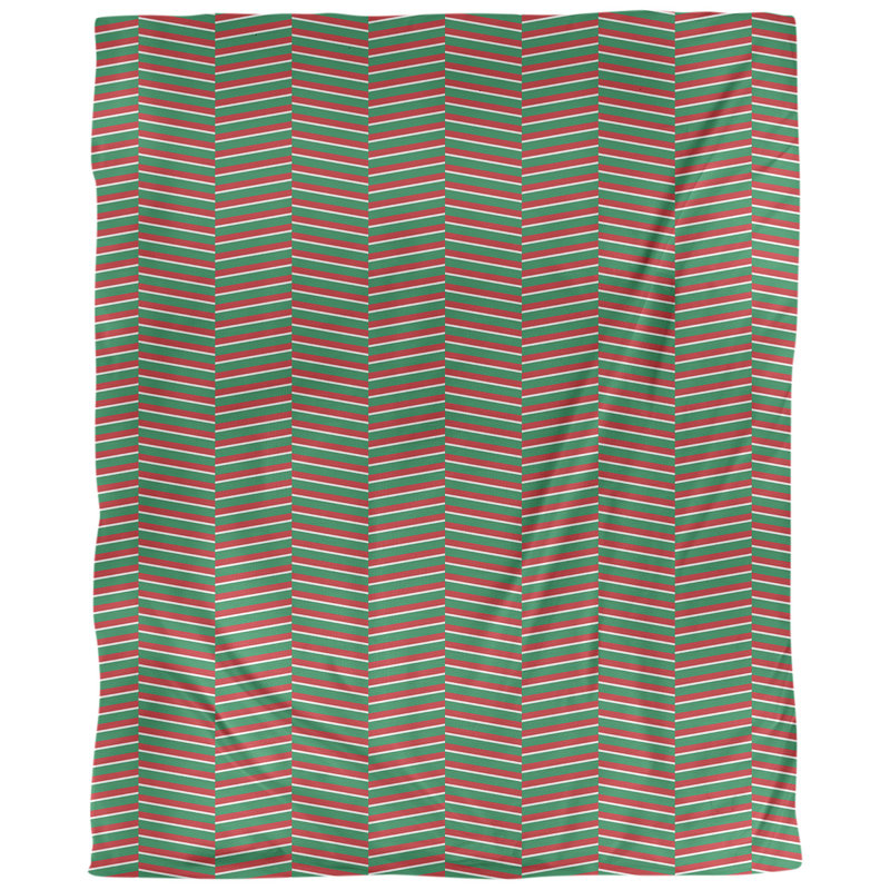 Tissu en rupture de fête, Rouge / Vert, L 54 po x l 36 po, Lin huître palazzo