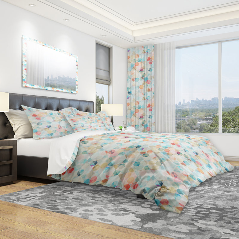 Ensemble de housse de couette, Housse de couette double / grand + 2 taies