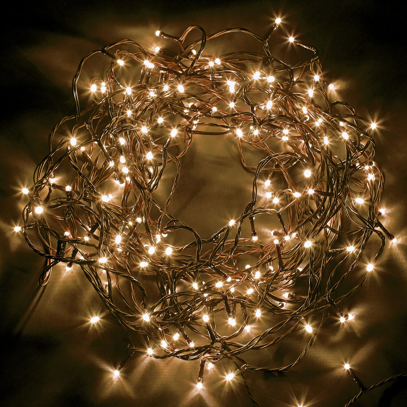 NETTA 200 LED Fairy Indoor / Outdoor String Lights, Warm White