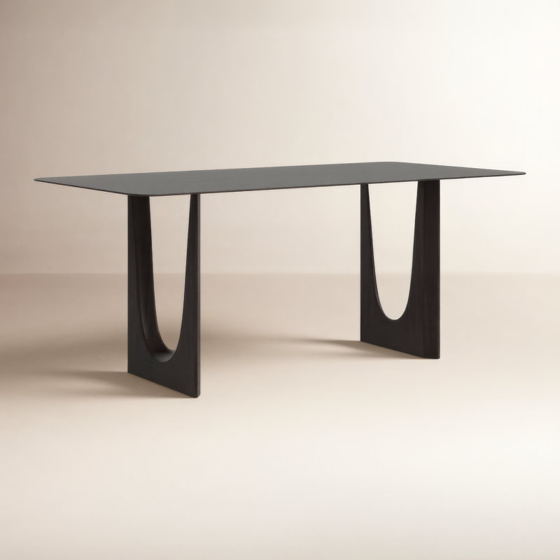 Ella 72" L Dining Table, Caviar