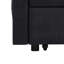 Loveseats Sofa Bed With Pull-Out Bed,Adjsutable Back-Black