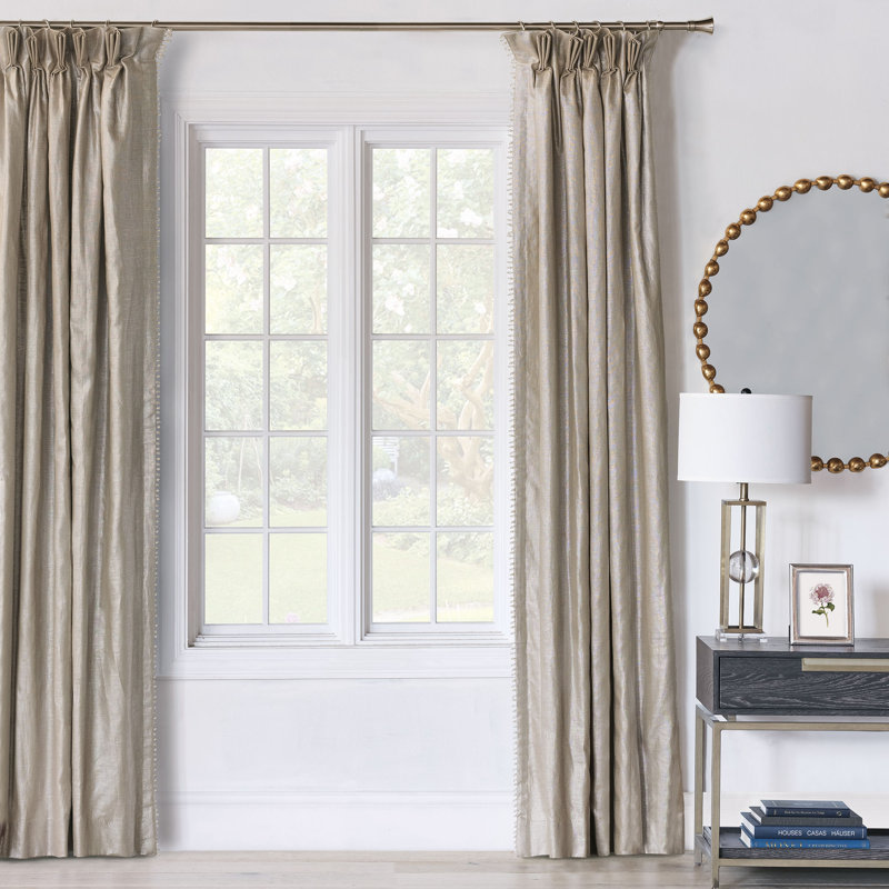 Isolde Room Darkening Curtain, 40" W x 96" L, Left