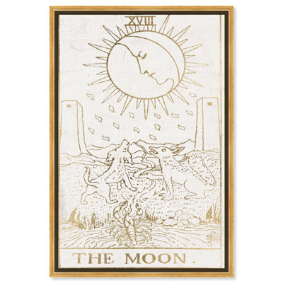 Impression d’art graphique sur toile tendue de luxe the Moon