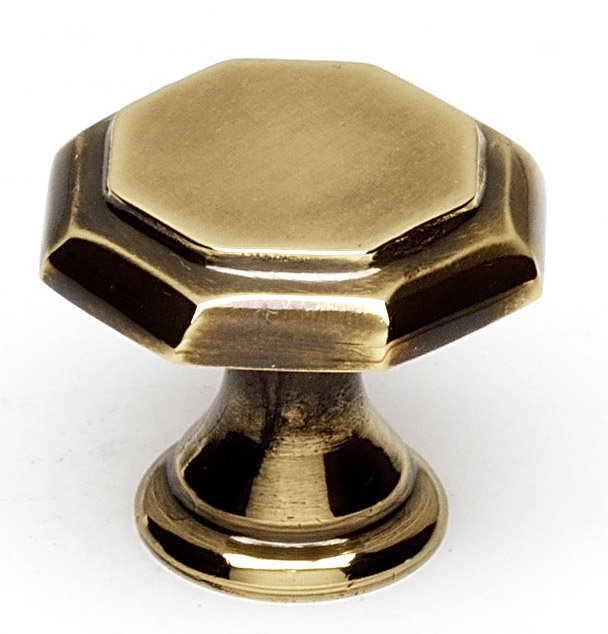 Bouton géométrique, Antique poli, H 1 po x l 1,125 po x P 0,6875 po