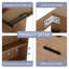 Ensemble de meuble-lavabo mural simple 30 po