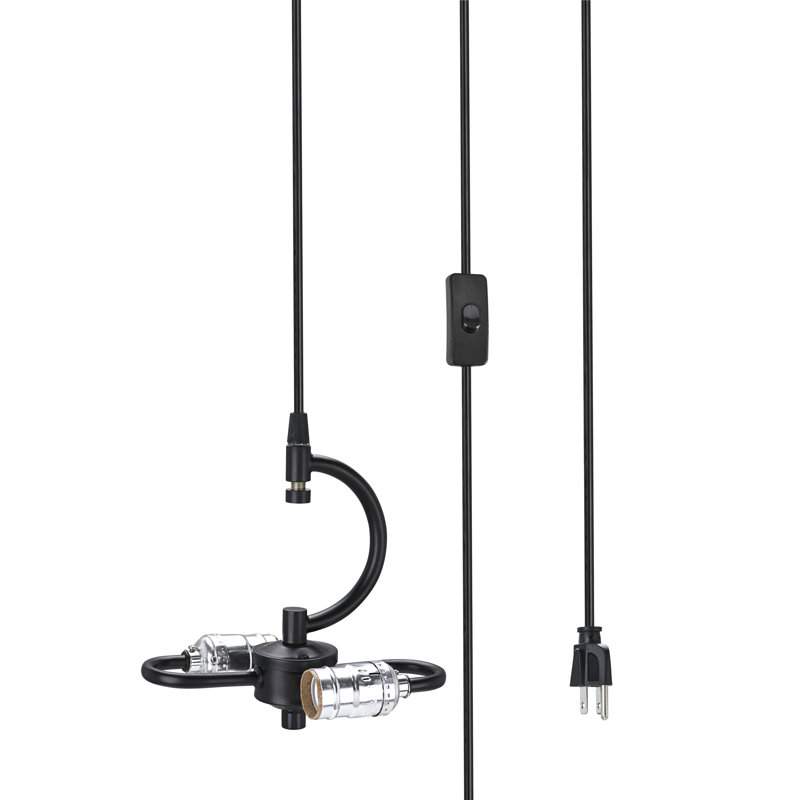 Luminaire suspendu unique en forme de cloche à 2 lumières Inman