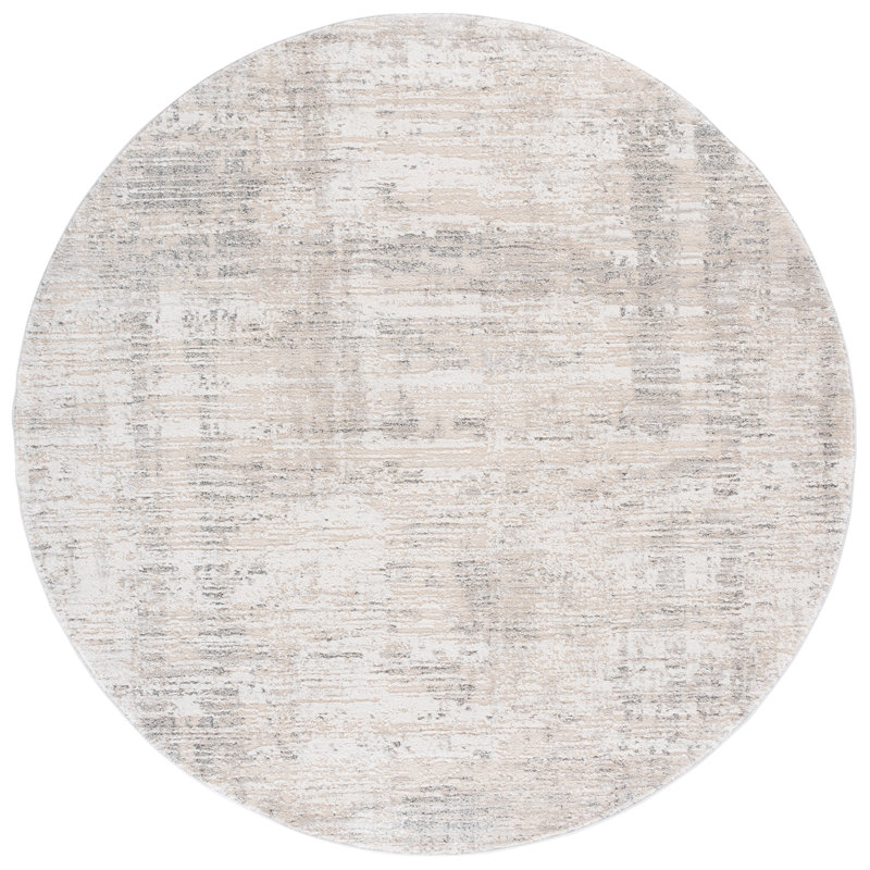 Tapis abstrait Northport, Rond 6 pi 7 po