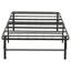 Cadre de lit plateforme pliable en métal noir Kramer pour lit simple-250829944