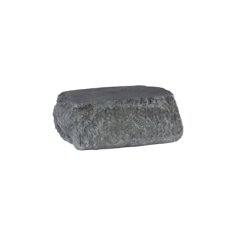 Quarry Abstract Coffee Table, Charcoal Stone