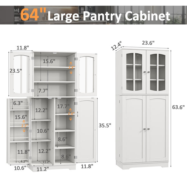 Andric 67.1'' Kitchen Pantry