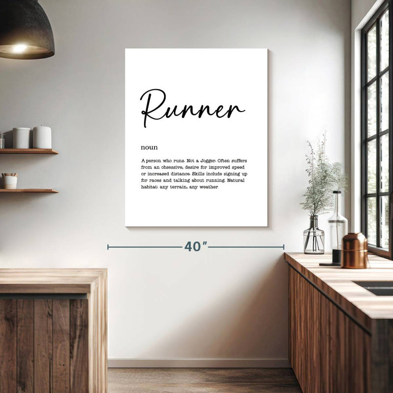 " Runner Definition " by Eleanor L., 40" H x 32" W x 1.25" D