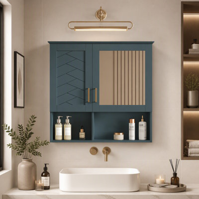 W H Medicine Cabinet Mirror