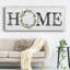 «Gray Home Wreath» sur toile, art textuel-1264766985