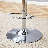 2-Piece Modern Acrylic Swivel Adjustable Counter Stools with Footrest-485219424