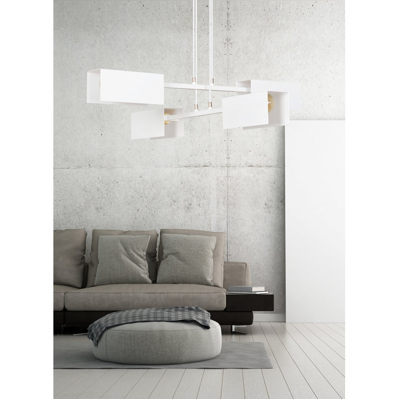 Marbella 4 - Light Unique/Statement Pendant, White