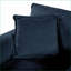 Sectional Sofa Sleeper, Modular Oversized Deep Seat with 3 Ottomans &amp; Pillows for Living Room | Navy Blue | Chenille-101619928