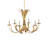 Bette 6 - Light Wrought Iron Dimmable Classic / Traditional Chandelier