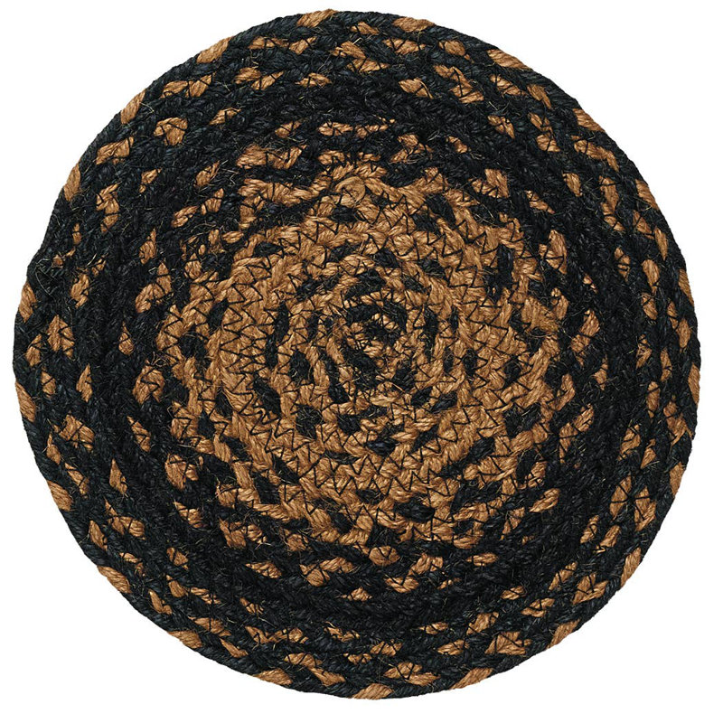 Tapis Fredo, Noir / beige