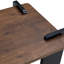 Table basse moderne en MDF avec pieds en métal Blake-1065173754