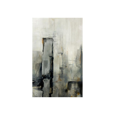 Grey City " City III " by Elle Youngstrom Painting Print