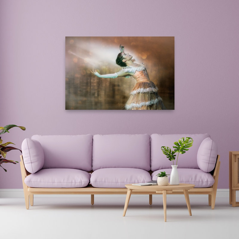 Affiche murale contemporaine abstraite « À danser », 40" H x 60" W